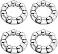 Bicycle Wheel Bearing Retainer 3/16 inch x 7 Balls,4 Pcs Ball Bearings for Bike Front Wheel, Kids/Stretch Bicycle