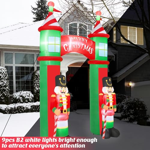 16FT Christmas Inflatable Snowman with LED Lights Outdoor Yard Decor N561071