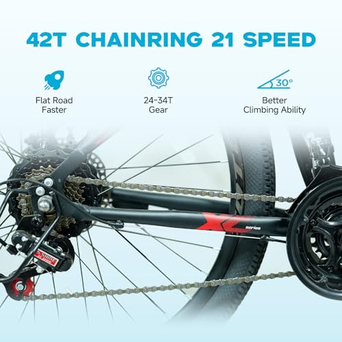 Electric Bike for Adults 350W 26" 21 Speed Commute E-Bike B32927