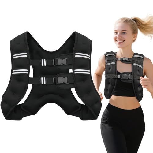 8lb-20lb Adjustable Weighted Vest for Men Women with Reflective Stripe N590