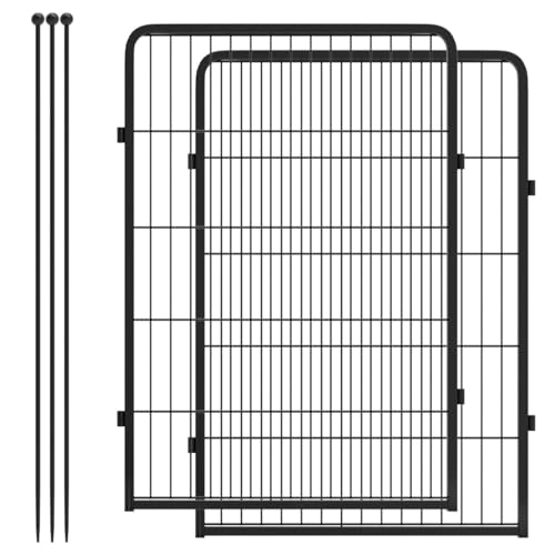 FXW Rollick Dog Playpen 32 Inch 16 Panels for Small and Medium Dogs E405995