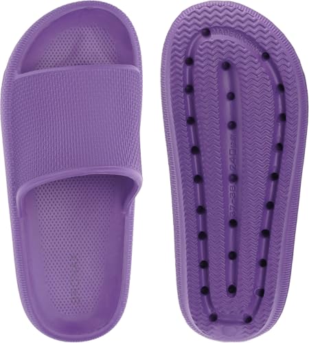BRONAX Pillow Slippers for Women and Men, Cushioned Thick Sole B486351