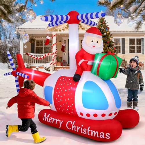 14 FT Christmas Inflatables Santa Claus Outdoor Decoration with LED Lights T4407