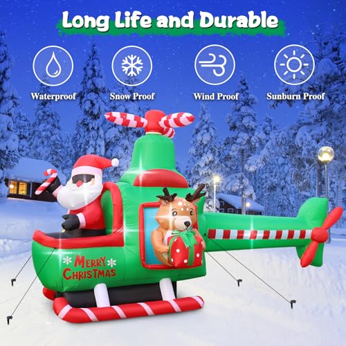 FunFanso 14 FT Christmas Inflatable Snowman with LED Light U47374
