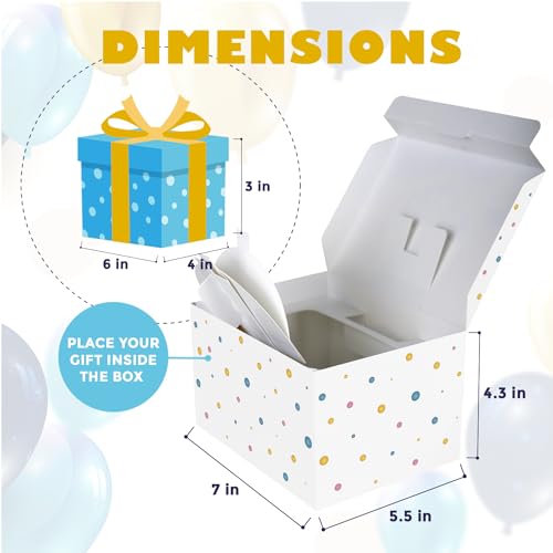 FETTIPOP Merry Christmas Exploding Confetti Gift Box, Pop Up Surprise, Prank Gift Wrapping Idea E58876