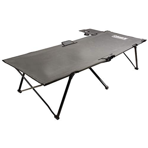 Coleman Pack-Away Camping Cot with Removable Side Table, Carry Bag Included J869