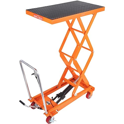 VEVOR Electric Lift Table 330 lbs Capacity, Height Adjustable, Black Y3219