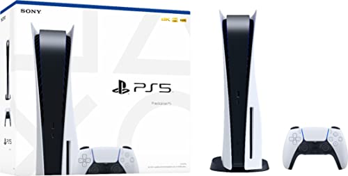 Sony PlayStation 5 Disc Version PS5 Console (Renewed) White Y21752