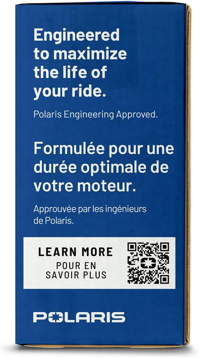 Polaris PS4 Oil Change Kit for RANGER, GENERAL, RZR Models, 0W-50 Synthetic Oil, Filter, Washer P748