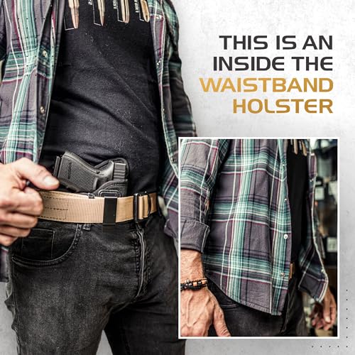 HOUSTON Nobuck ECO Leather Concealed Carry Gun Holsters S7663