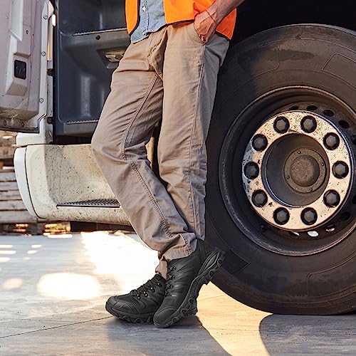 NORTIV 8 Men's Waterproof Ankle High Hiking Boots D984