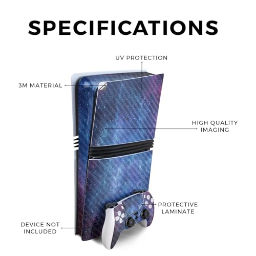 MightySkins Carbon Fiber Gaming Skin for PS5 Digital Edition Disc Drive - Black Camo S1804