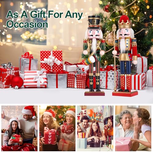 12 inch Wooden Nutcracker Ornament Swordsmen U177