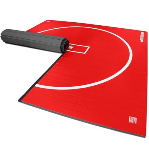 Meister FlexFloor Wrestling Mat 10ft x 10ft Roll-Up Training Mat V43380