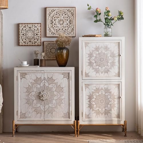 Entryway Cabinet Light Luxury Carved Storage Cabinet G9832
