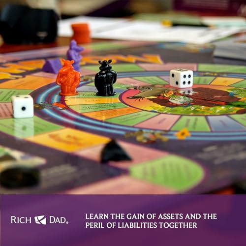 Rich Dad CASHFLOW Board Game, Educational Finance Literacy Game for Ages 14 & Up U172