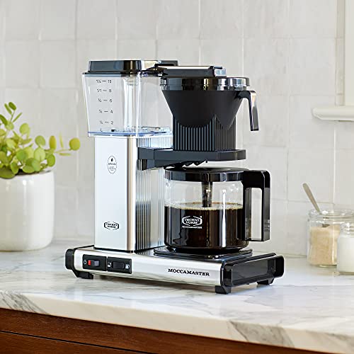 Technivorm Moccamaster 53941 KBGV Select 10-Cup Coffee Maker, Polished Silver G3553
