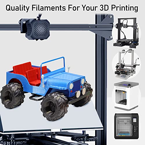 MIKA3D Bicolor Silk PLA 3D Printer Filament Bundle, 1.75mm, 6 Spools V5573