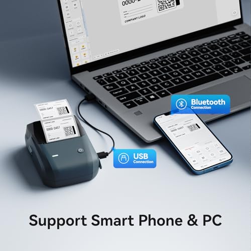 NIIMBOT B1 Label Maker, 2 Inch Bluetooth Thermal Label Printer N79312