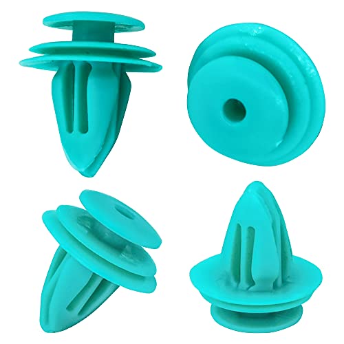30x Nylon Door Panel Trim Retainer 8mm Push Clips with Seal for Tesla D6780