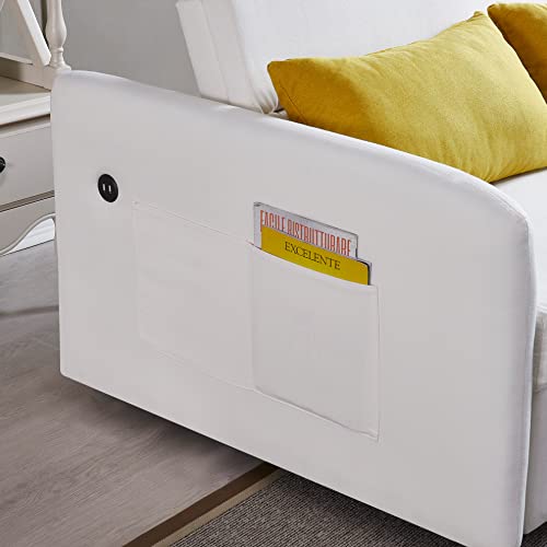 Velvet Tufted Futon Sofa Bed with Adjustable Backrest O99053