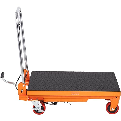 VEVOR Electric Lift Table 330 lbs Capacity, Height Adjustable, Black Y3219