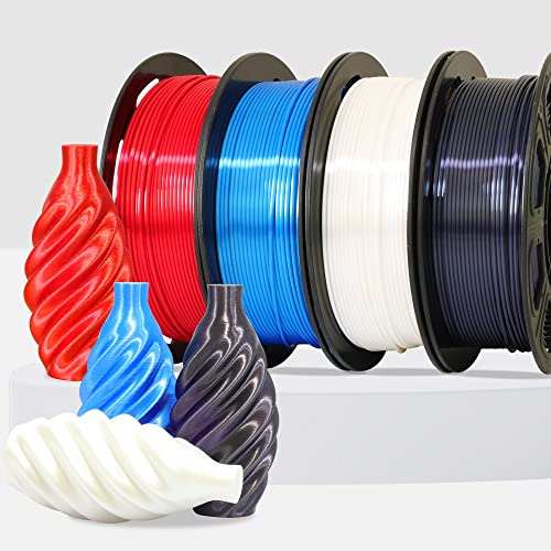 MIKA3D Bicolor Silk PLA 3D Printer Filament Bundle, 1.75mm, 6 Spools V5573