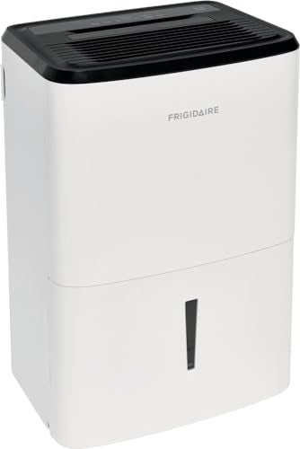 Frigidaire 50-Pint Portable Dehumidifier with Wi-Fi for Medium/Large Rooms, White Q334986