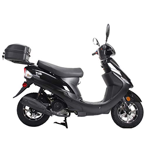 X-PRO Maui 50cc Moped with Electric Start and Rear Trunk H8995