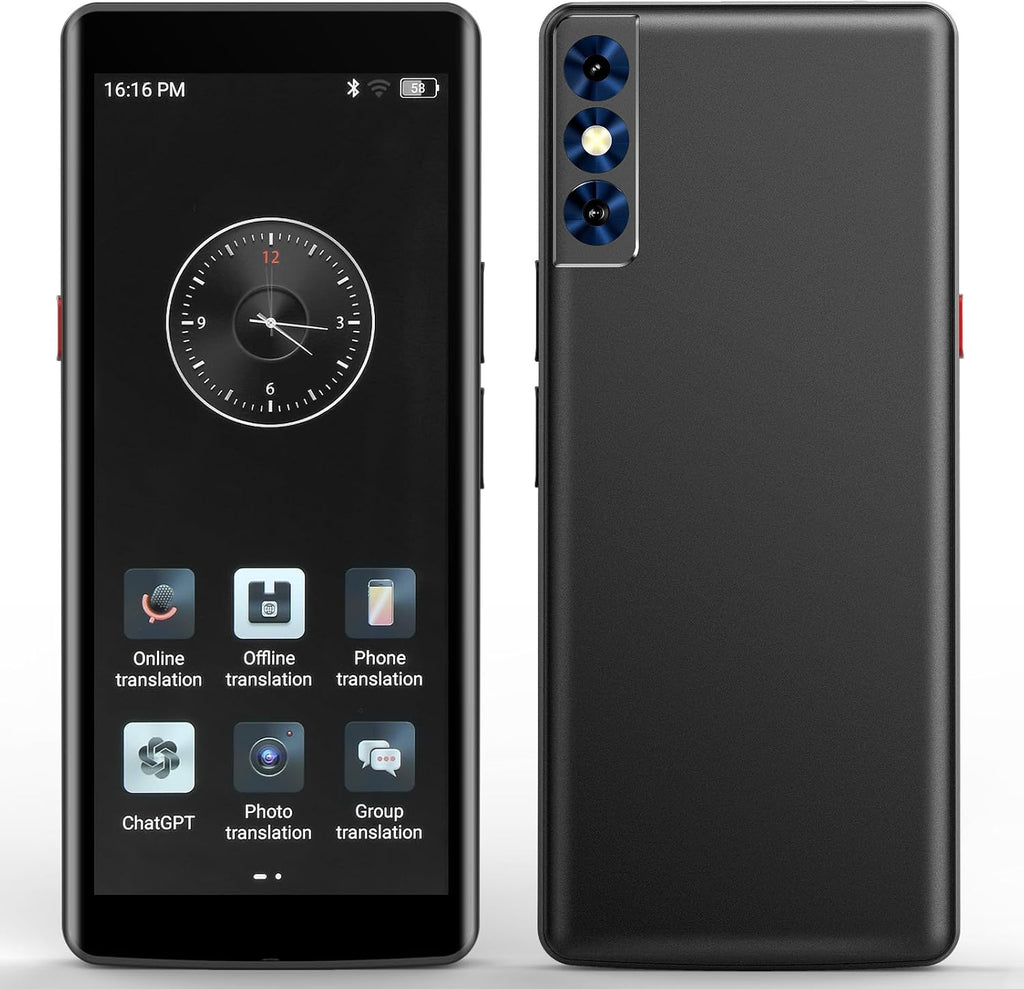 Language Translator Device, Two Way Real-Time Voice Translation, Support 139 Languages with 5.5” HD Inch Touch Screen, and Accents with WiFi/Offline/Photo Support for Travel, Learning and Business