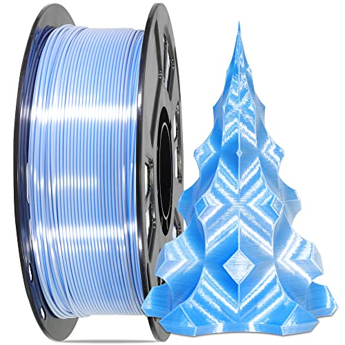 MIKA3D Bicolor Silk PLA 3D Printer Filament Bundle, 1.75mm, 6 Spools V5573