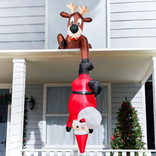Joiedomi 8 FT Hanging Christmas Inflatables Decoration with LED Z259951