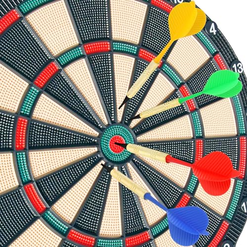 Accmor 12 Pcs Soft Tip Darts Set with 100 Replacement Tips G384735