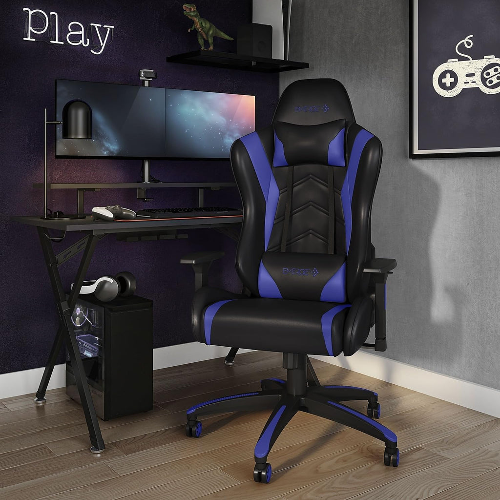 STAPLES Vartan Gaming Chair Blue B524871