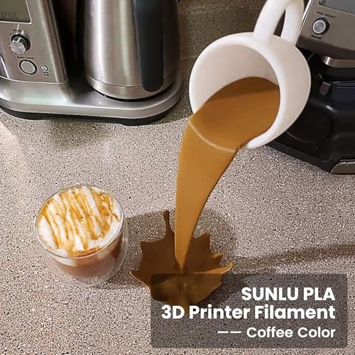 SUNLU 4kg PLA 3D Printer Filament Bundle, 1.75mm, 4 Black Spools V387