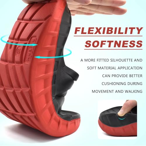 KuaiLu Men's Recovery Sandals Orthotic Cushion Open Toe Sport Slides D332788