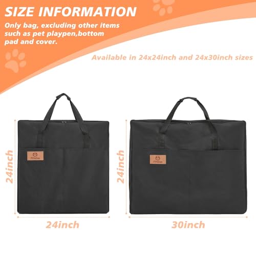 PJYuCien Dog Playpen - Metal Foldable Exercise Pen with Bottom Pad for Small Medium Pets C352