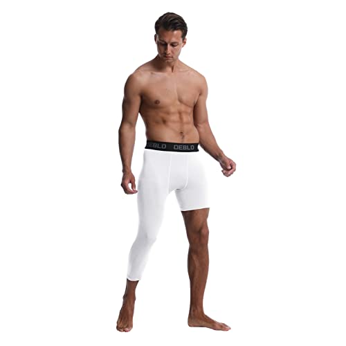 OEBLD Single Leg 3/4 Compression Tights for Basketball Q98720