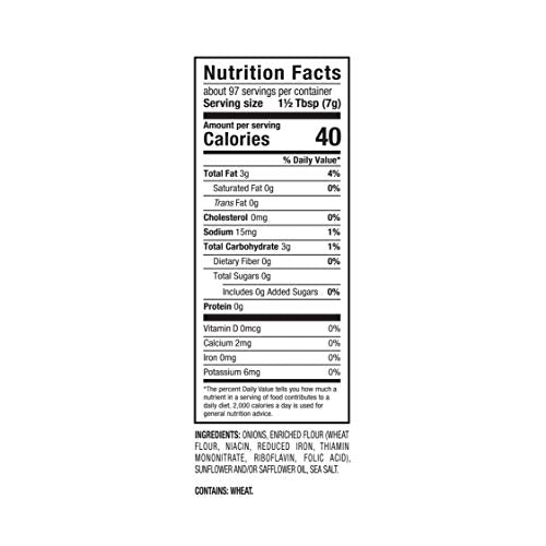 Fresh Gourmet Crispy Onions 24 oz Salad Topper S489