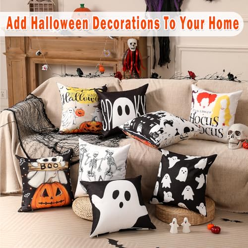 Christmas Pillow Covers 18x18 Set of 4, Double-Sided Print G493315