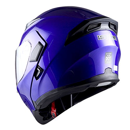 1Storm HB89 Modular Full Face Helmet Flip Up Dual Visor Z122535