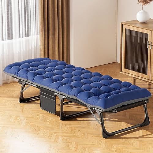LILYPELLE Folding Camping Cot, Extra Wide Heavy Duty with Carry Bag Z15817