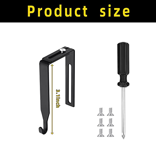12 Pcs Adjustable Cubicle Wall Hooks with Cross Screwdriver F34947