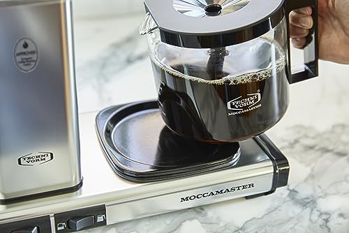 Technivorm Moccamaster 53941 KBGV Select 10-Cup Coffee Maker, Polished Silver G3553