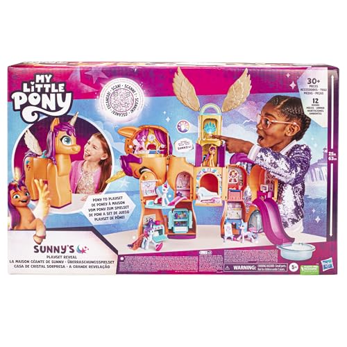 My Little Pony Sunny's Playset Reveal 25-Inch Transforming Doll Toy X635333