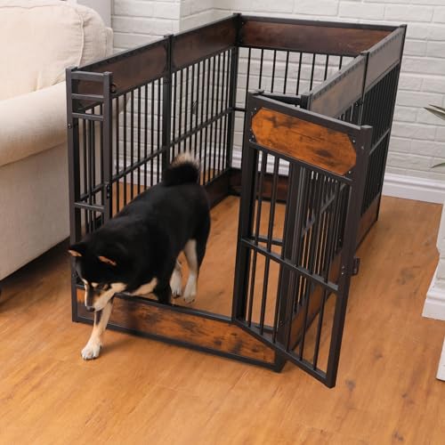 Dog Playpen 31.5" Indoor Heavy Duty Furniture Style Puppy Pen K408