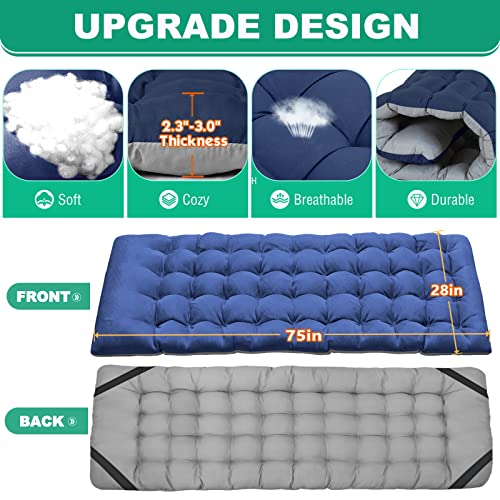 LILYPELLE Folding Camping Cot, Extra Wide Heavy Duty with Carry Bag Z15817