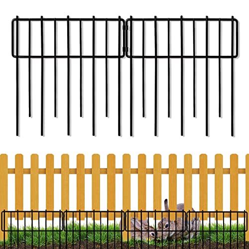 Animal Barrier Fence 12in x 28ft Rustproof Metal Garden Border for Rabbit and Dog H102383