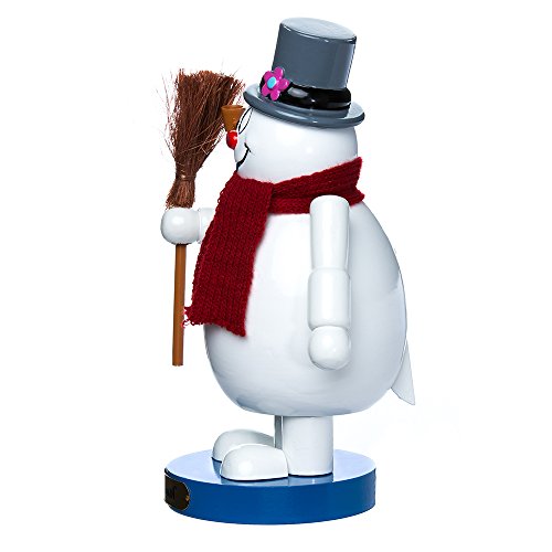 Kurt Adler 10" Wooden Frosty the Snowman Nutcracker M812586