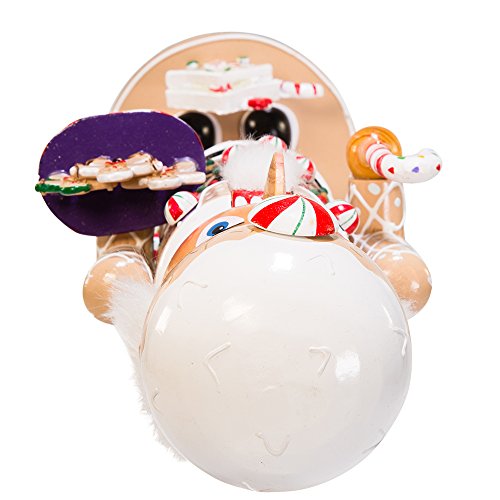 Kurt Adler 16-Inch Wooden Gingerbread Christmas Nutcracker Brown/Beige R500
